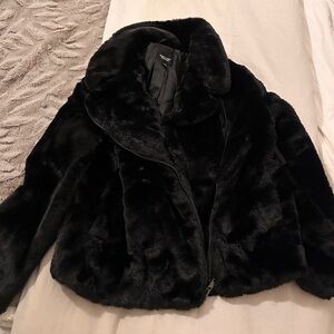 Vera Wang Midnight Black Teddy Jacket